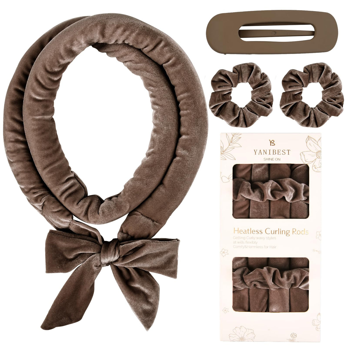Veloura CurlCloud™ — Heatless Curling Set